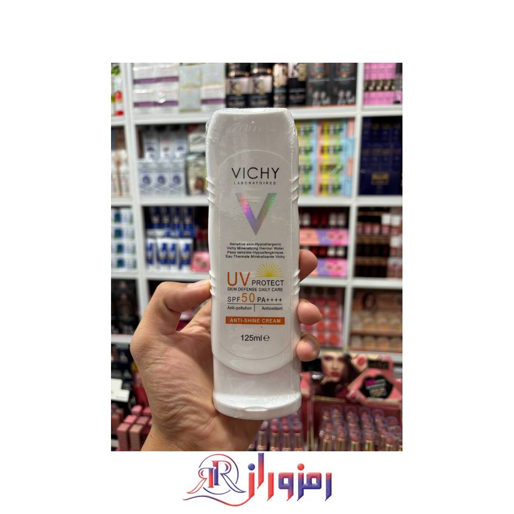 ضد آفتاب بی رنگ ویشی vichy حجم 125 میل ، کمترین قیمت ضد آفتاب بی رنگ ویشی vichy حجم 125 میل